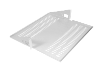 ЦМО МС-40.2 Полка для стойки перфорированная консольная 2U с центральным креплением, глубина 400 мм, МС-40.2