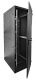 Шкаф серверный напольный 48U (600 × 1200) дверь перфорированная 2 шт., цвет черный, ШТК-М-48.6.12-44АА-9005