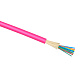 Cabeus TB-A-7-12T-E-K-LSZH-IN-25 Кабель волоконно-оптический 50/125 (OM4) многомодовый, 12 волокон, плотное буферное покрытие (tight buffer), для внутренней прокладки (-25C ~ +50), LSZH, маджента RAL 4010
