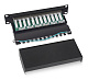 Cabeus PL-12-Cat.6 10"-SH-Dual IDC Патч-панель 10", установочный размер 236 мм, 12 портов RJ-45 полностью экранированная, категория 6, Dual IDC
