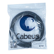 Cabeus UTP-4P-Cat.5e-SOLID-LSZH-BK-20 Кабель витая пара UTP (U/UTP), категория 5e, 4 пары (24 AWG), одножильный, черный, LSZH, нг(А)-HF, (20 м)