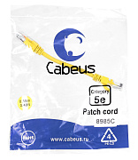 Cabeus PC-UTP-RJ45-Cat.5e-0.15m-YL Патч-корд U/UTP, категория 5е, 2xRJ45/8p8c, неэкранированный, жел