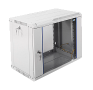 ЦМО ШРН-Э-9.350 Шкаф телекоммуникационный настенный разборный 9U (600х350) дверь стекло, ШРН-Э-9.350