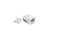 SYSMATRIX KJ 5EU090.TLWH Вставка Keystone Jack RJ-45, 90 градусов, категория 5e, неэкранированная , заделка тип 110, цвет белый