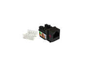 SYSMATRIX KJ 5ES090.TLWH Вставка Keystone Jack RJ-45, 90 градусов, категория 5e, экранированная, заделка тип 110