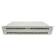 Cabeus FO-19-6FP-48FC/ST/SC-GY-T Кросс оптический стоечный, 19, до 48 портов, серый