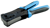 Cabeus HT-N468B Инструмент обжимной для RJ-45, RJ-12, профессиональный