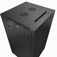 Cabeus JD04B-BK Щеточный кабельный ввод для настенных шкафов SH-05F, цвет черный (RAL 9004)