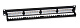 Cabeus PL2-24-Cat.6-Dual IDC Патч-панель 19" (1U), 24 порта RJ-45, категория 6, Dual IDC, с задним кабельным организатором, new