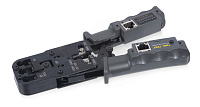 Cabeus HT-2010NT (HT-022) Инструмент обжимной 3 в 1 для RJ-45, RJ-11/12 с тестером для витой пары