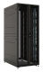 Шкаф серверный ПРОФ напольный 48U (800 × 1000) двери двойные перф. 2 шт., черный, в сборе, ШТК-СП-48.8.10-88АА-9005