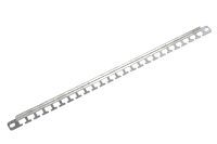 ЦМО ГКО-У Органайзер кабельный горизонтальный 19" для крепления стяжек, оцинкованный ГКО-У