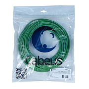 Cabeus UTP-4P-Cat.5e-SOLID-GN-25 Кабель витая пара UTP (U/UTP), категория 5e, 4 пары (24 AWG), одножильный, PVC нг(А)-LS, зеленый (25 м)