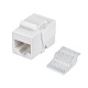 Cabeus KJ-RJ45-Cat.6-Toolless Вставка Keystone Jack RJ-45(8P8C), категория 6, без инструмента Toolless, белая