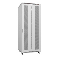 Cabeus ND-05C-42U80/80 Шкаф телекоммуникационный 19" напольный 42U 800x800x2055mm (ШхГхВ) передняя и задняя перфорированные двери (72%), ручка с замком, цвет серый (RAL 7035)
