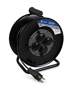 Cabeus EC-C-4.0-FR-G-50-IP44 Удлинитель силовой КГ 4000 Вт 50м на металлической катушке IP 44 (c/з)