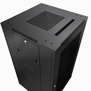 Cabeus ND-05C-47U80/80-BK Шкаф телекоммуникационный 19" напольный 47U 800x800x2277mm (ШхГхВ) передня