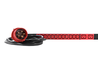 Верт блок розеток Rem-3x16, 3×16A, инд, 36C13, 6C19, 1420мм, шнур 3м IEC309, R-3x16-36C13-6C19-I-1420-3-3PN