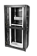 ЦМО ШТК-СП-42.6.10-48АА-9005 Шкаф серверный ПРОФ напольный 42U (600x1000) дверь перфор., задние двойные перфор., черный, в сборе ШТК-СП-42.6.10-48АА-9005