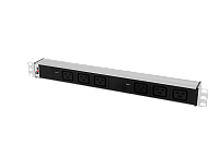 ЦМО R-32-6C19-I-440-K Блок розеток Rem-32 с инд., 6 IEC 60320 C19, 32А, алюм., 19", колодка, R-32-6C19-I-440-K