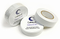 Cabeus ET-WT, 19мм, белая Изоляционная лента  белая 19ммх20мх0.13мм
