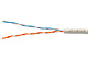 Cabeus UTP-2P-Cat.5e-SOLID-LSZH-GY-50 Кабель витая пара UTP (U/UTP), категория 5e, 2 пары (24 AWG), одножильный, серый LSZH, нг(А)-HF, (50 м)