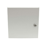 Cabeus FO-WL-8-FC/ST/SC-FP-K-m-T Кросс оптический настенный мини, с замком, до 8 портов, серый