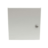 Cabeus FO-WL-8-FC/ST/SC-FP-K-m-T Кросс оптический настенный мини, с замком, до 8 портов, серый