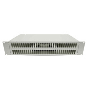 Cabeus FO-19-64DSC-T Кросс оптический стоечный, 19, до 64 портов DSC(QLC), сплошная панель, серый