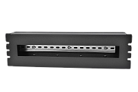 ЦМО КП-АВ-9005 Панель 19" с DIN-рейкой серии КП, цвет черный