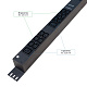 Cabeus SMART-PDU-32-1P-36C13-6C19-I309-CM Блок распределения питания, вертикальный, 36 розеток IEC 320 C13, 6 розеток IEC 320 C19, 1 фаза, 32А, 2х16А, автомат защиты, 250В, мониторинг/управление, шнур 3м 3х6мм с вилкой IEC 60309