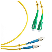 Cabeus FOP(d)-9-SC/APC-ST/UPC-10m Шнур оптический duplex SC/APC-ST/UPC 9/125 sm 10м LSZH