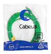 Cabeus PC-UTP-RJ45-Cat.5e-5m-GN Патч-корд UTP, категория 5е, 5 м, неэкранированный, зеленый