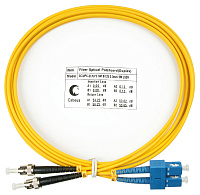 Cabeus FOP(d)-9-SC-ST-2m Шнур оптический duplex SC-ST 9/125 sm 2м LSZH