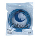 Cabeus UTP-4P-Cat.5e-SOLID-BL-20 Кабель витая пара UTP (U/UTP), категория 5e, 4 пары (24 AWG), одножильный, PVC нг(А)-LS, синий (20 м)