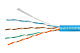 Cabeus UTP-4P-Cat.5e-SOLID-LSZH-BL-50 Кабель витая пара UTP (U/UTP), категория 5e, 4 пары (24 AWG), одножильный, синий, LSZH, нг(А)-HF, (50 м)