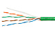 Cabeus UTP-4P-Cat.5e-SOLID-LSLTx-GN-50 Кабель витая пара UTP (U/UTP), категория 5e, 4 пары (24 AWG), одножильный, нг(А)-LSLTx, зеленый (50 м)
