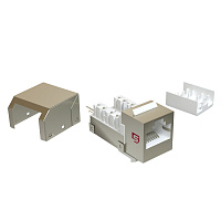 SYSMATRIX KJ 5ES090.TLWH Вставка Keystone Jack RJ-45, 90 градусов, категория 5e, экранированная, заделка тип 110