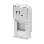 Cabeus FP-L-22,5-1M Вставка 45x22,5 (Mosaic) для 1 модуля формата Keystone Jack