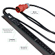 Cabeus PDU-32-3P-36C13-6C19-I309 Блок распределения питания для 19" шкафов, вертикальный, 6 розеток IEC 320 C19, 36 розеток IEC 320 C13, 3 фазы, 32А, автоматы защиты, шнур с вилкой IEC309 3м