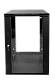 ЦМО ШРН-Э-15.500-9005 Шкаф телекоммуникационный настенный разборный 15U (600х520) дверь стекло, цвет черный, ШРН-Э-15.500-9005