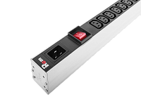 Верт блок розеток Rem-16, 1×16A, выкл, 48 C13, 1420мм, 33-48U, вход C20, R-16-48C13-V-1420