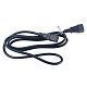 Cabeus PC-IEC19-IEC14-1.8M Кабель питания C19 - C14 (3x1.5), 16A, прямая вилка, 1.8м