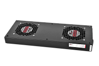 ЦМО R-FAN-2J-9005 Модуль вентиляторный, 2 вентилятора, колодка, чёрный