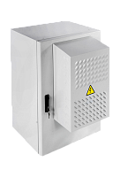 Шкаф всепогодный настенный 18U (Ш600 × Г500), комплектация ТК с контроллером MC3 и датчиками, ШТВ-Н-18.6.5-КААА-ТК-МС3