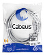 Cabeus PC-FTP-RJ45-Cat.5e-5m-LSZH Патч-корд F/UTP, категория 5е, 2xRJ45/8p8c, экранированный, серый, LSZH, 5м