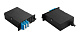 Cabeus FO-4K-3QLC/U-1MPO/A(m)-SM(A1)-BK-T Оптическая кассета в сборе, розетки LC/SM-quad - 3шт. - MPO/APC - 1шт., гидра MPO/APC Male - 12LC/UPC - 1шт., SM(G.652.D), черная