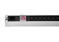 Верт блок розеток Rem-16, 1×16A, выкл, 36C13, 6C19, 1420мм, 33-48U, вход C20, R-16-36C13-6C19-V-1420