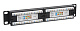 Cabeus PL-12-Cat.5e 10"-Dual IDC Патч-панель 10", установочный размер 236 мм, 12 портов RJ-45, категория 5e, Dual IDC