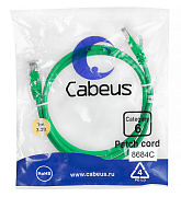 Cabeus PC-UTP-RJ45-Cat.6-1m-GN Патч-корд UTP, категория 6, 1 м, неэкранированный, зеленый